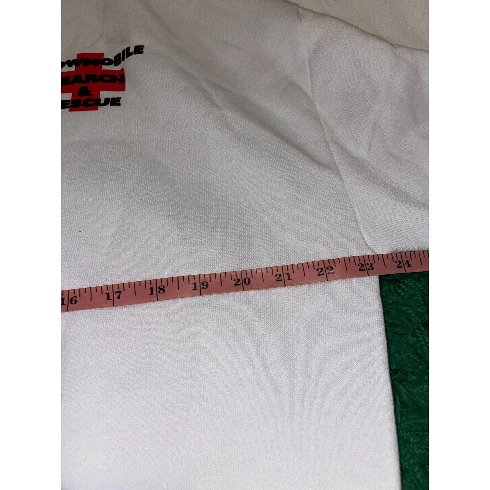 Jerzees Vintage Snowmobile Sweatshirt Search & Rescue 90s VTG L Size US L / EU 52-54 / 3 - 11 Thumbnail