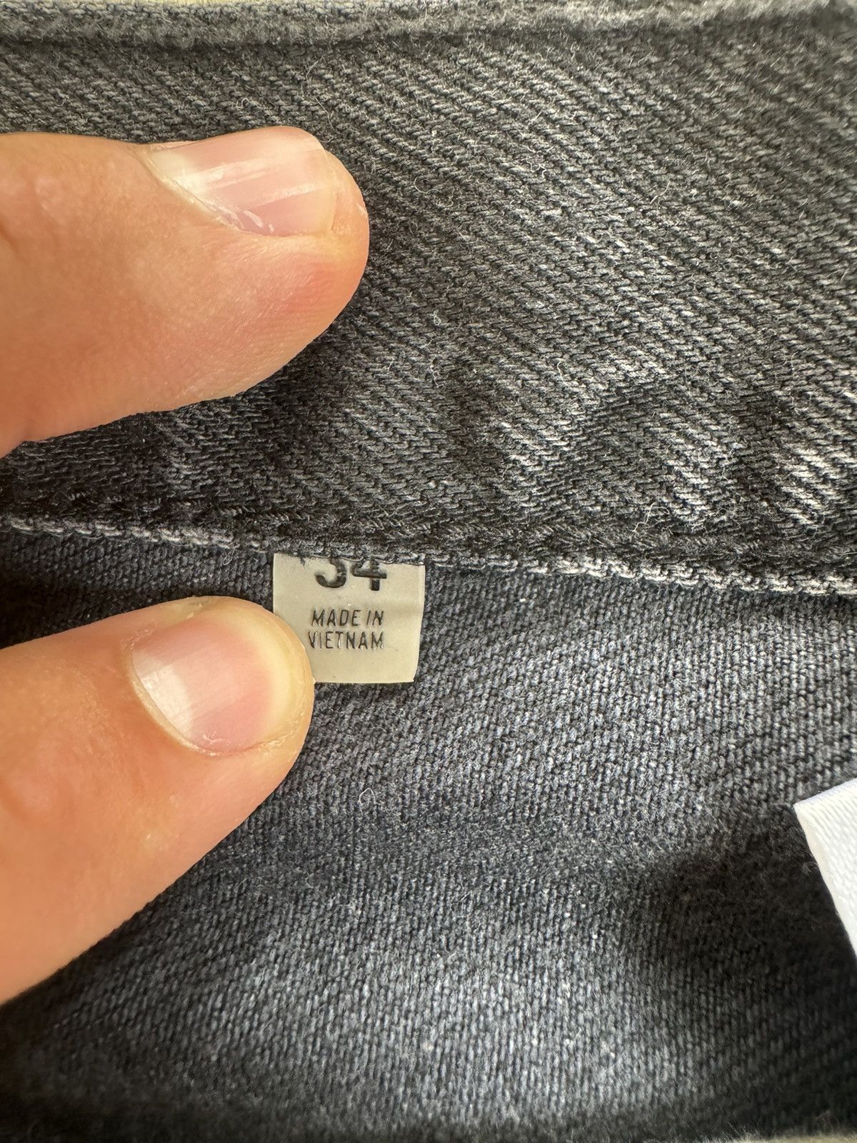 Essentials × Fear of God Fear of god essentials black faded jeans Size US 34 / EU 50 - 3 Thumbnail