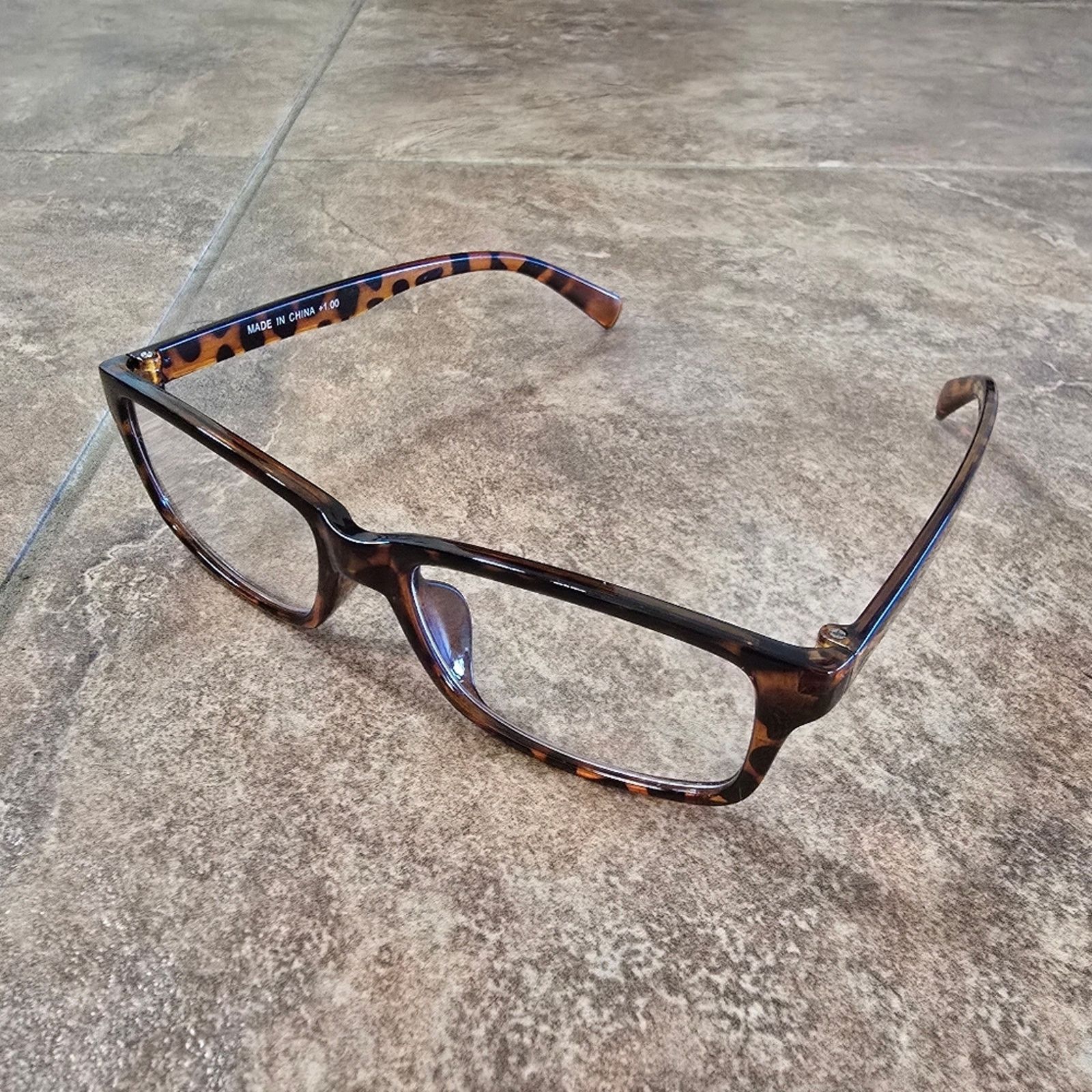 Other Cheetah Charming Squared Glasses Size ONE SIZE - 1 Thumbnail