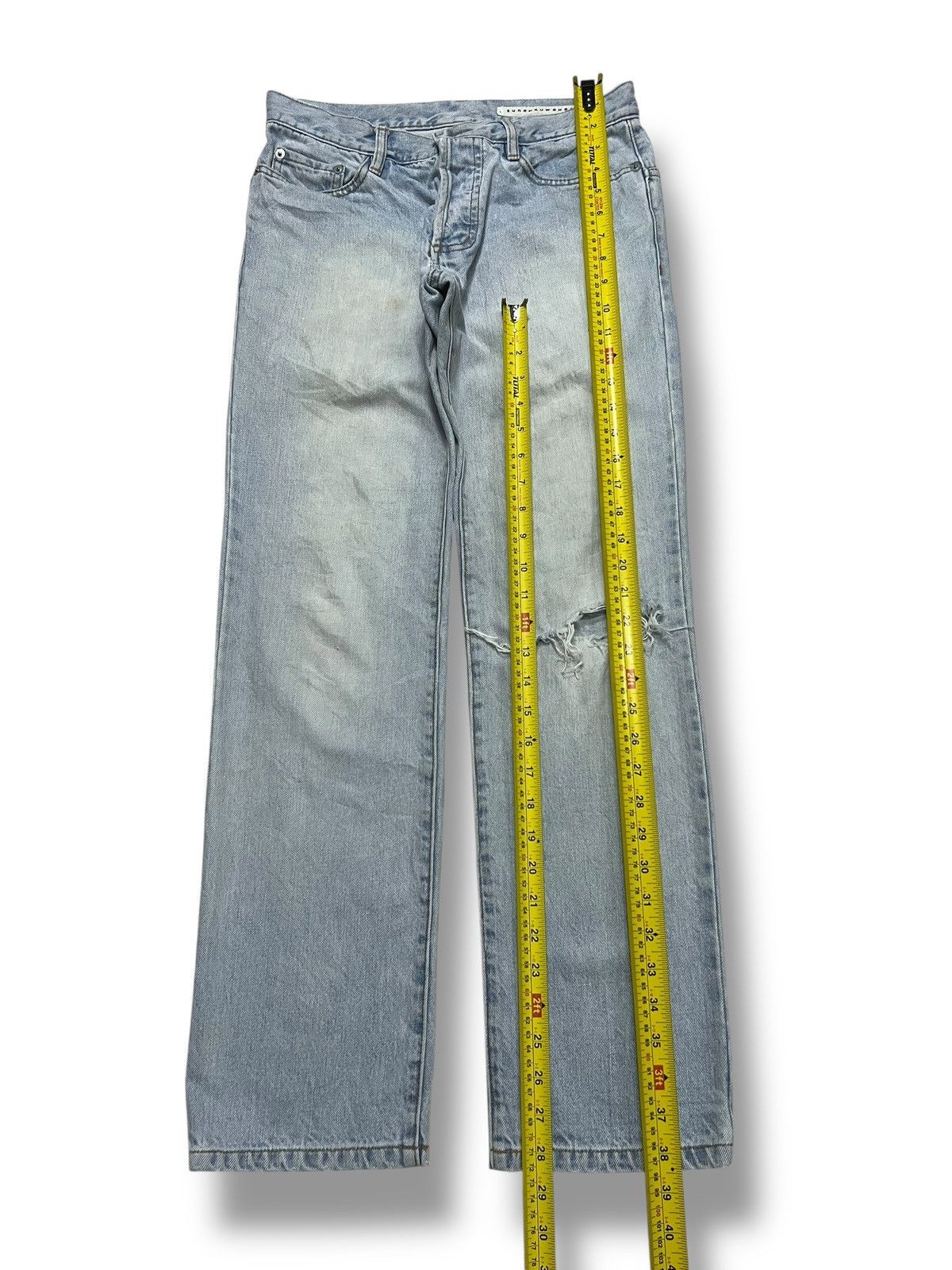 Issey Miyake Sunaokuwahara By Isey Miyaki Japan Buckle Back - Distressed Size US 30 / EU 46 - 19 Thumbnail