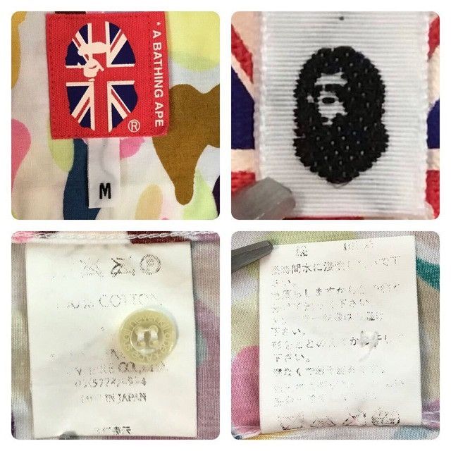 Bape 🔥Vintage🔥 BAPE Multi camo shirt a bathing ape NIGO Size US M / EU 48-50 / 2 - 5 Thumbnail