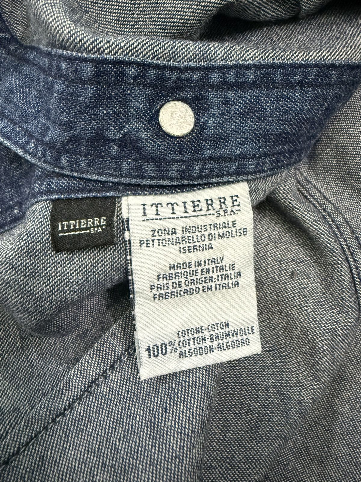 Versace RARE VERSACE WESTERN DENIM SHIRT Size S / US 4 / IT 40 - 14 Thumbnail