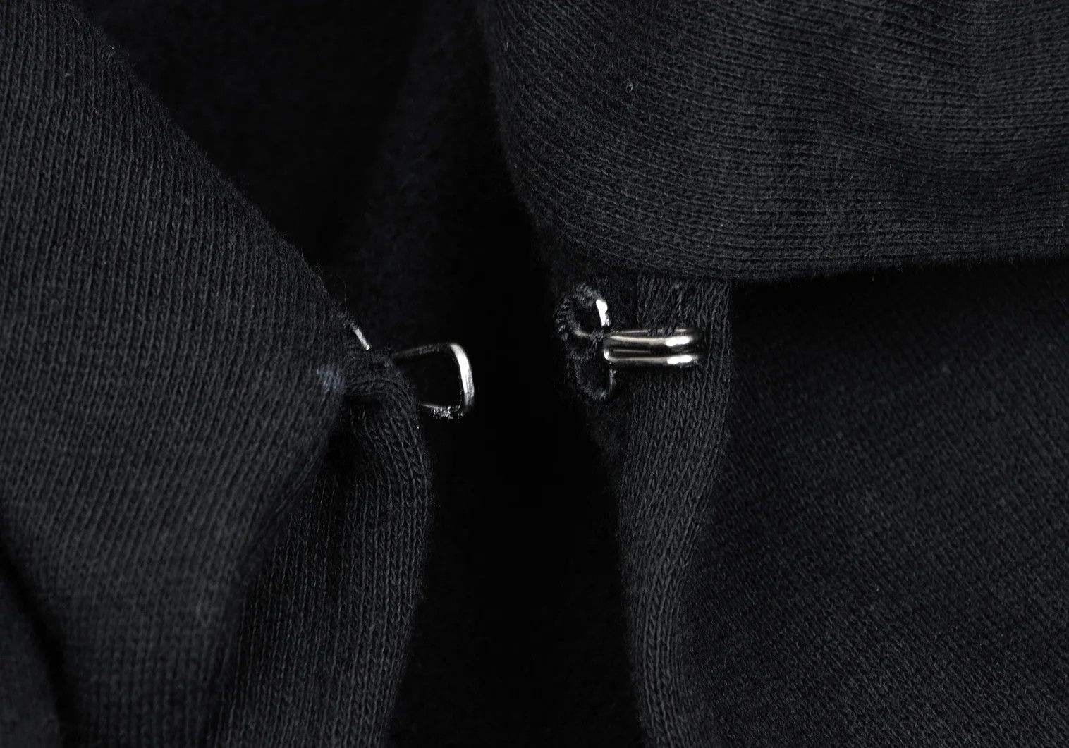 Yohji Yamamoto Yohji Yamamoto Cotton Sweat Mant Coat Black 3 Size US L / EU 52-54 / 3 - 6 Thumbnail