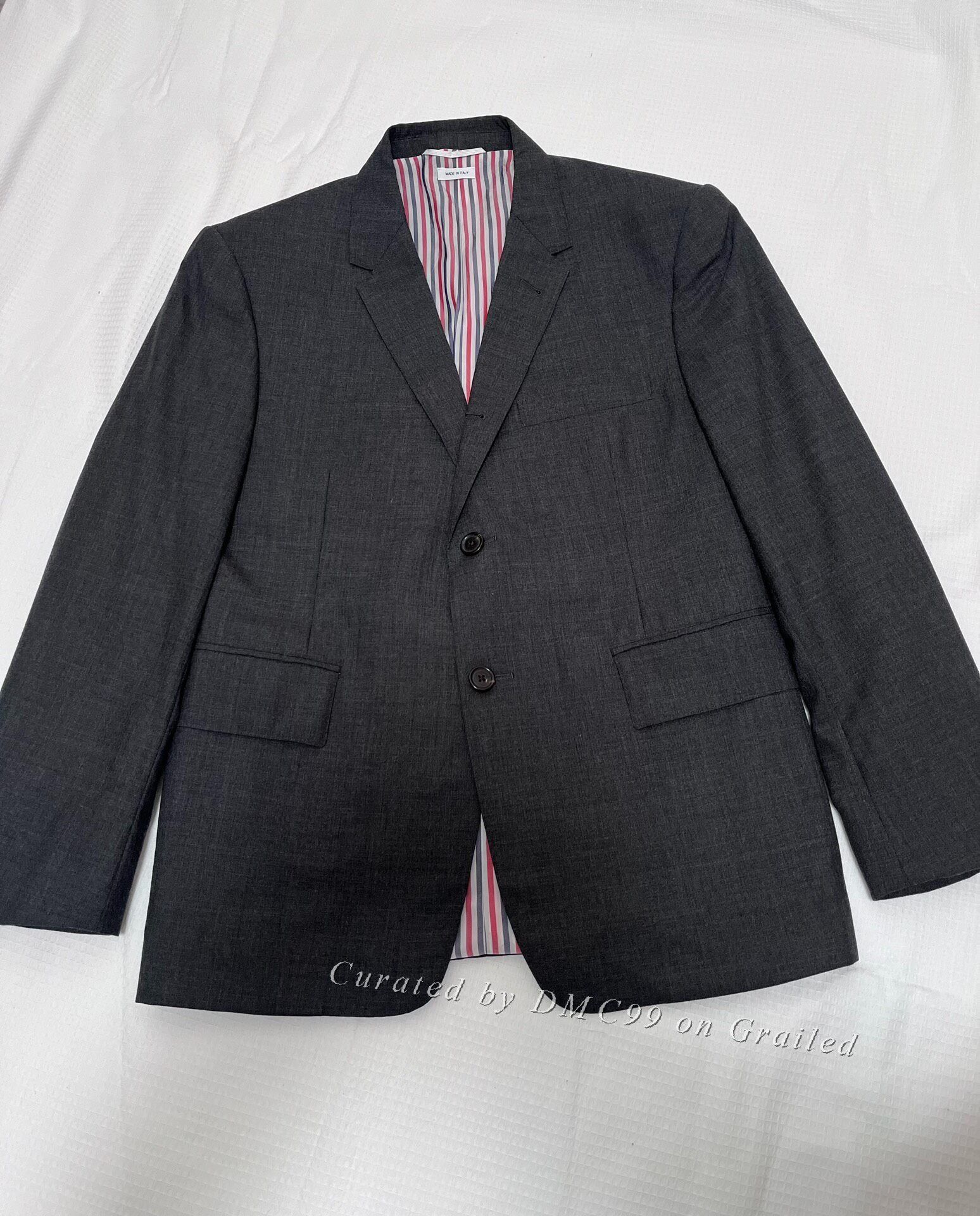 Thom Browne Thom Browne Gray Blazer Size 2 Size US M / EU 48-50 / 2 - 1 Thumbnail