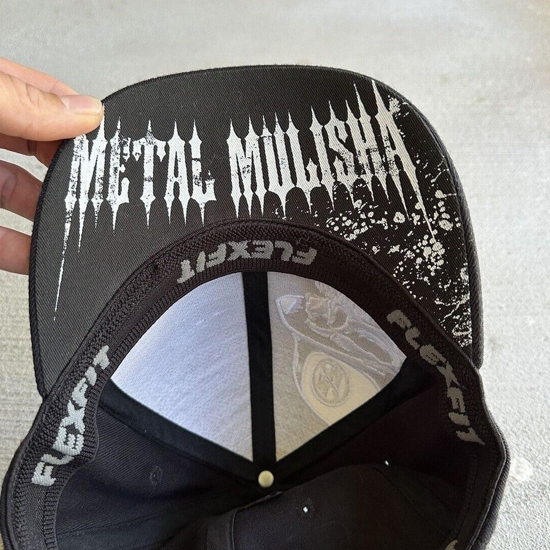 Metal Mulisha × Vintage Metal Mulisha Flexfit Hat L/XL Underbrim Design Y2K MX Size ONE SIZE - 3 Thumbnail