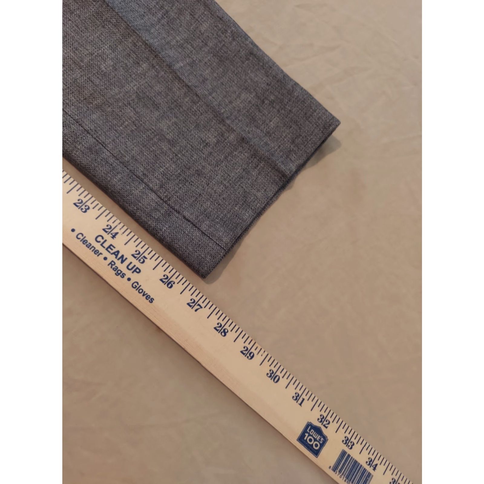 Banana Republic Womens Banana Republic Dress Pants 4 Gray Slack Chino Khaki Trouser Size 27" / US 4 / IT 40 - 2 Thumbnail