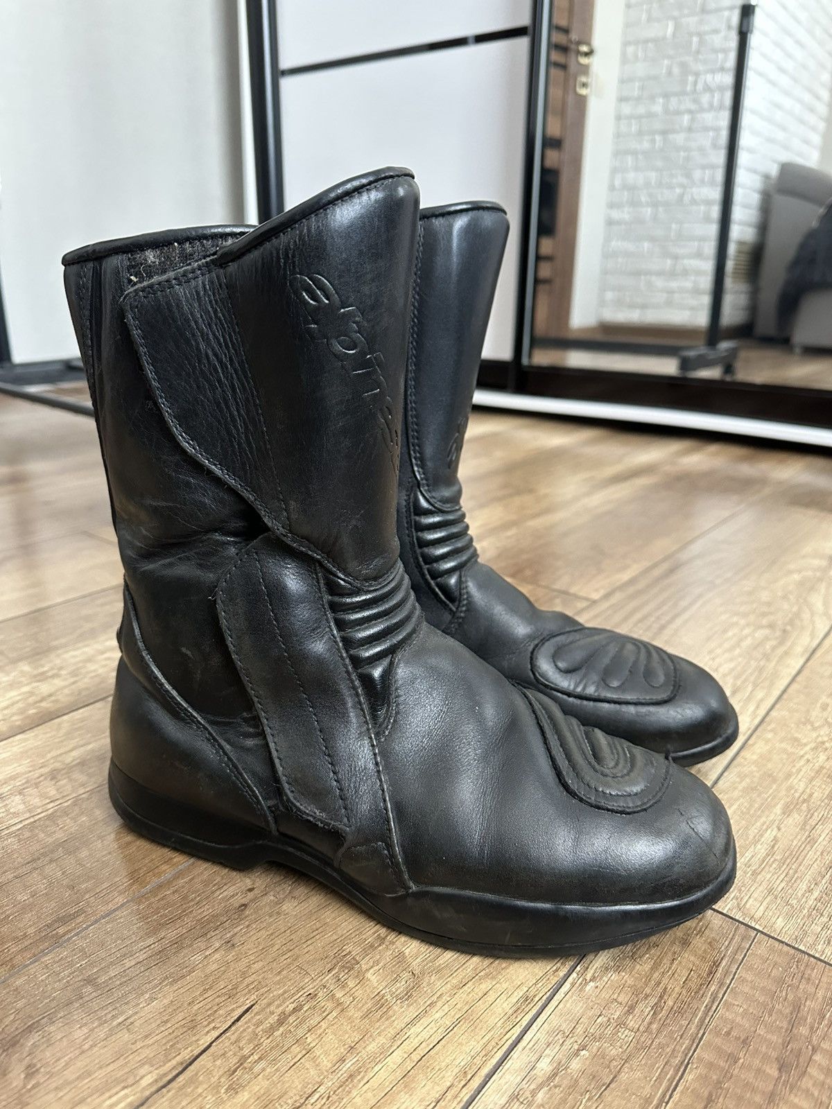 Alpinestars Alpinestars Leather High Top Moto Boots Shoes Size US 8 / EU 41 - 4 Thumbnail