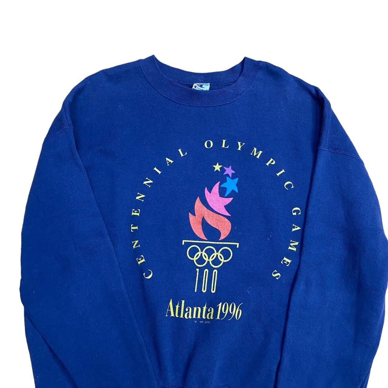 Vintage Vintage olympic game sweater size: 2XL Size US XXL / EU 58 / 5 - 3 Thumbnail