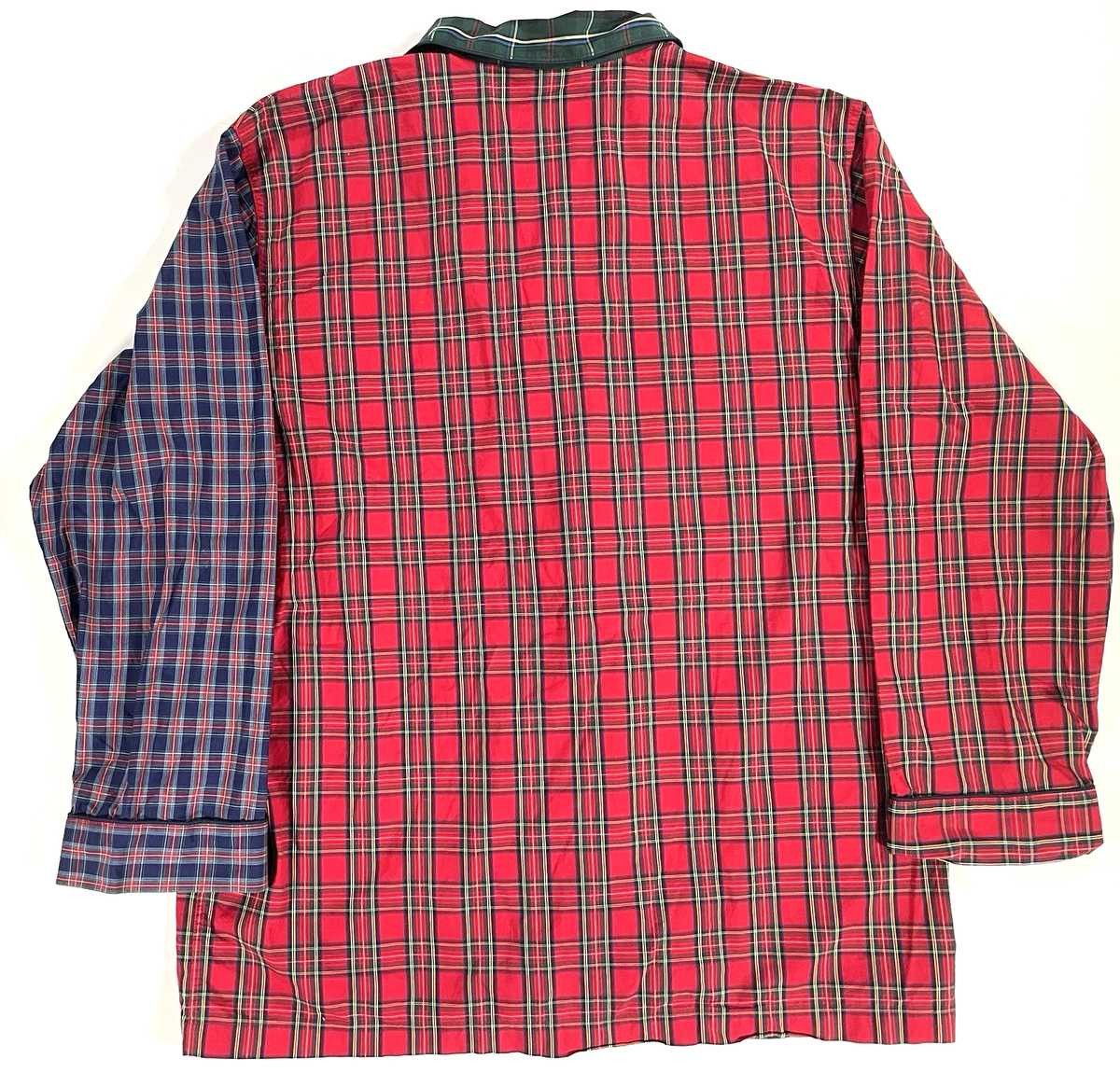 Brooks Brothers Brooks Brothers Patchwork Plaid Pajama Shirt Cotton Mens L Size US L / EU 52-54 / 3 - 2 Thumbnail