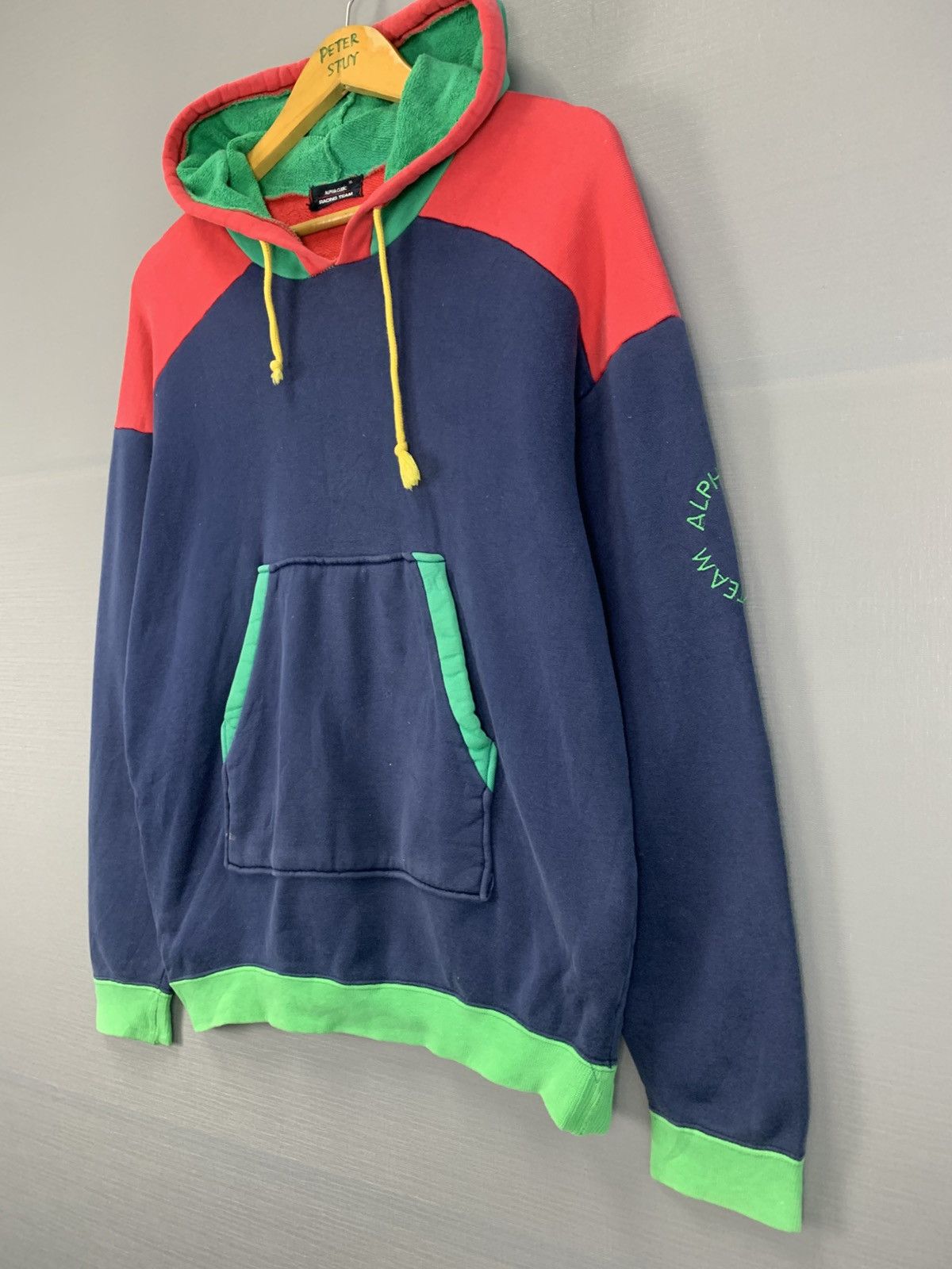 Japanese Brand × Vintage Vintage Alpha Cubic Racing Team Hoodie Size US XXS / EU 40 - 3 Thumbnail
