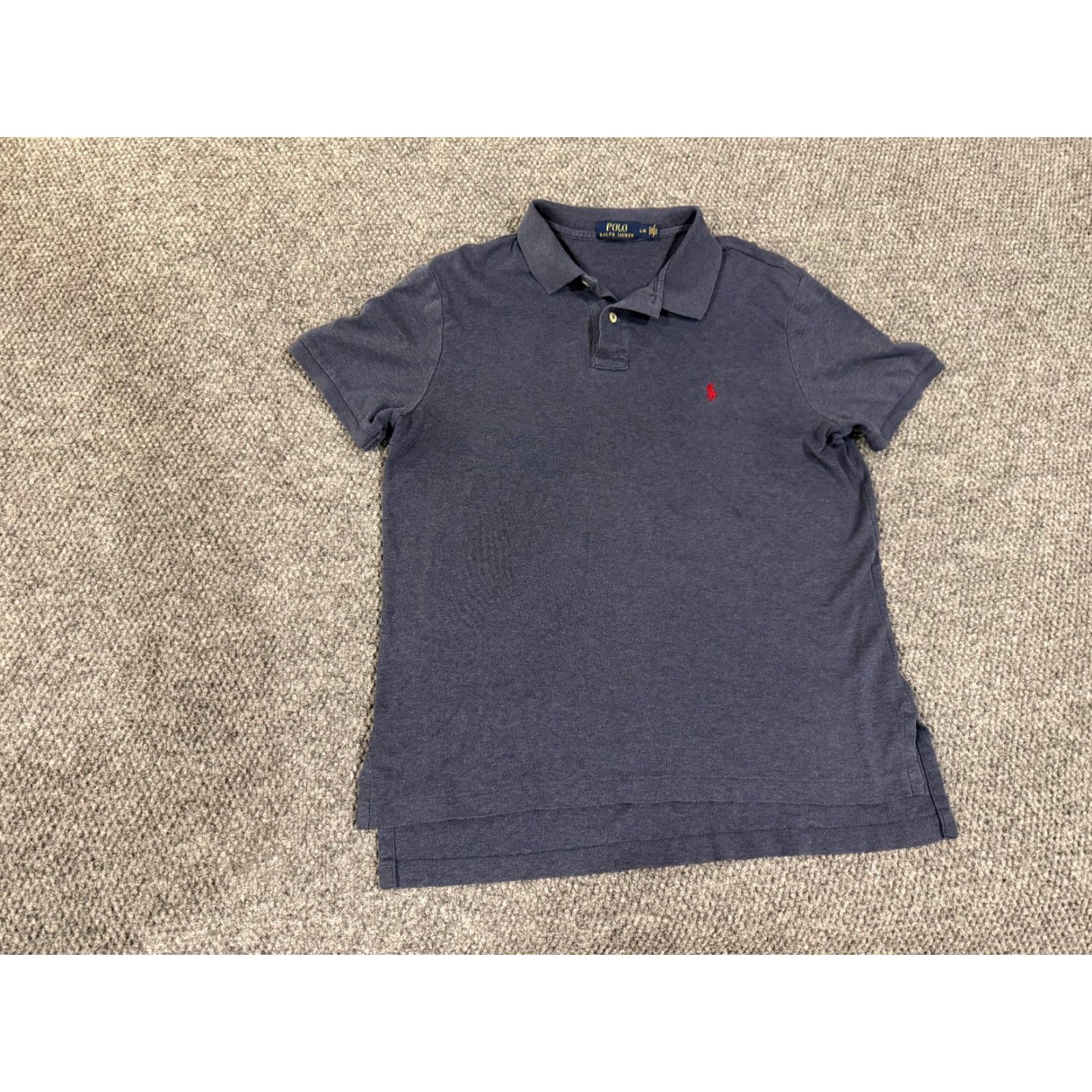 Polo Ralph Lauren Polo Ralph Lauren Polo Shirt Mens Large Blue Short Sleeve Embroidered Logo Size US L / EU 52-54 / 3 - 2 Thumbnail