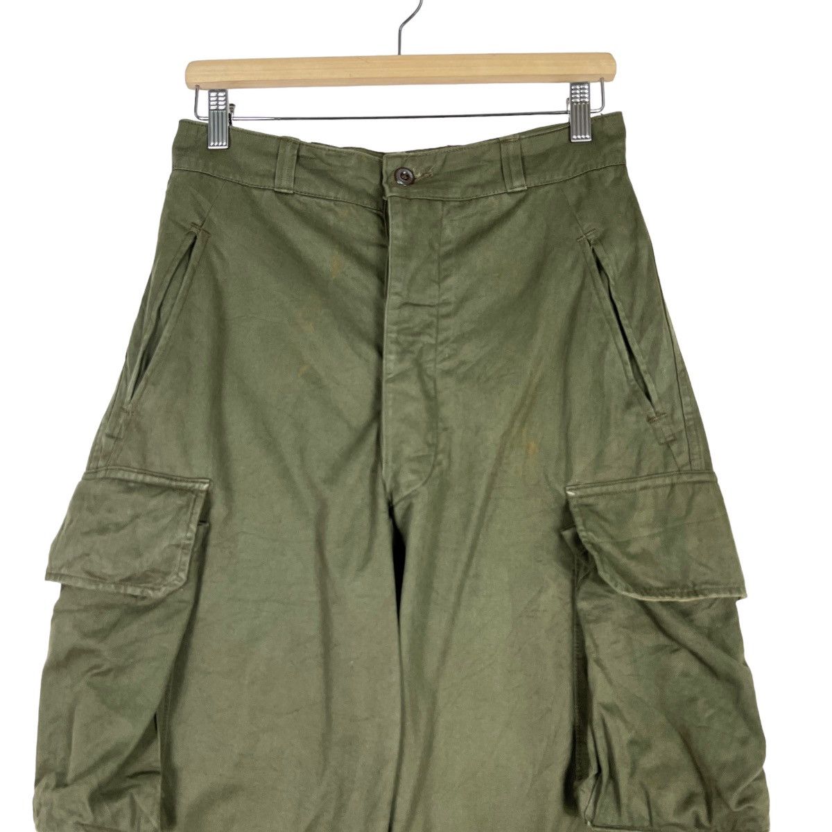 Vintage 🔥 VINTAGE MILITARY CARGO HBT PANTS Size US 30 / EU 46 - 4 Thumbnail