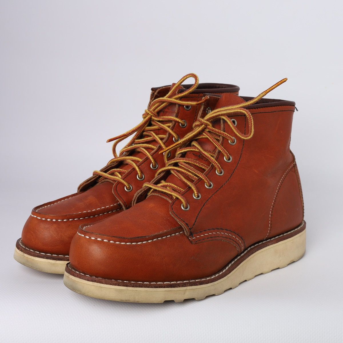 Red Wing Red Wing Leather Boots Made in USA Moc Shoes Size US 7 / IT 37 - 7 Thumbnail