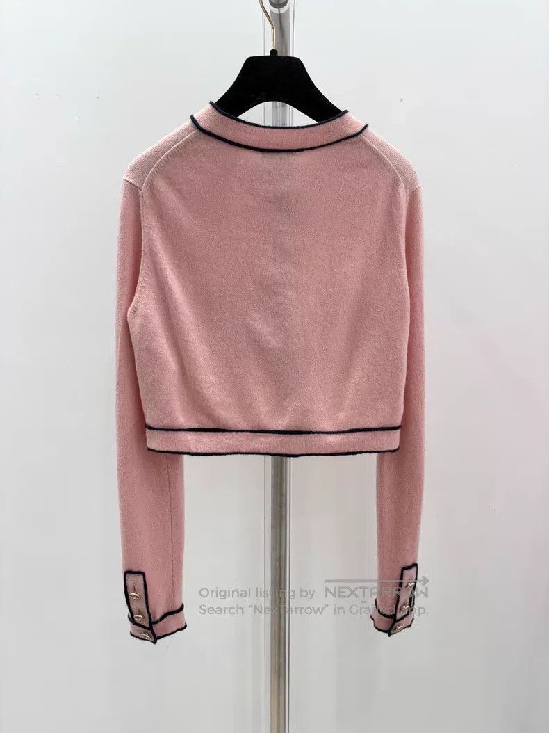 Chanel Chanel Pink short cartoon cardigan coat Size XS / US 0-2 / IT 36-38 - 2 Thumbnail