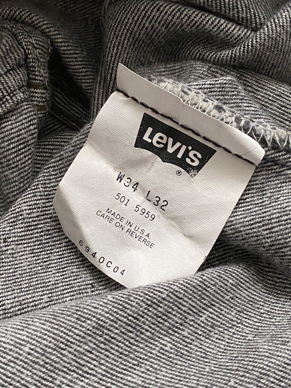 Levi's × Vintage Levi’s 501 Vintage Made in USA Jeans Size US 34 / EU 50 - 7 Thumbnail