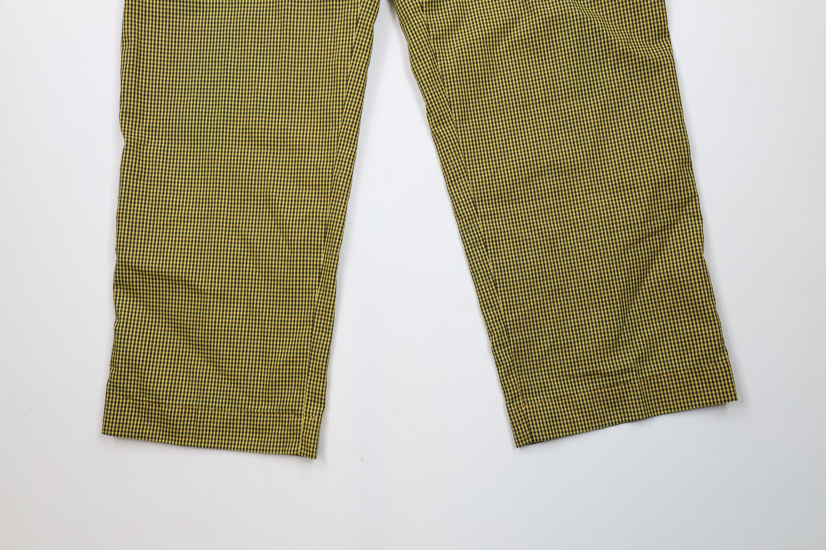 Vintage Vintage 70s Streetwear Plaid Wide Leg Workwear Pants USA Size US 42 / EU 58 - 4 Thumbnail
