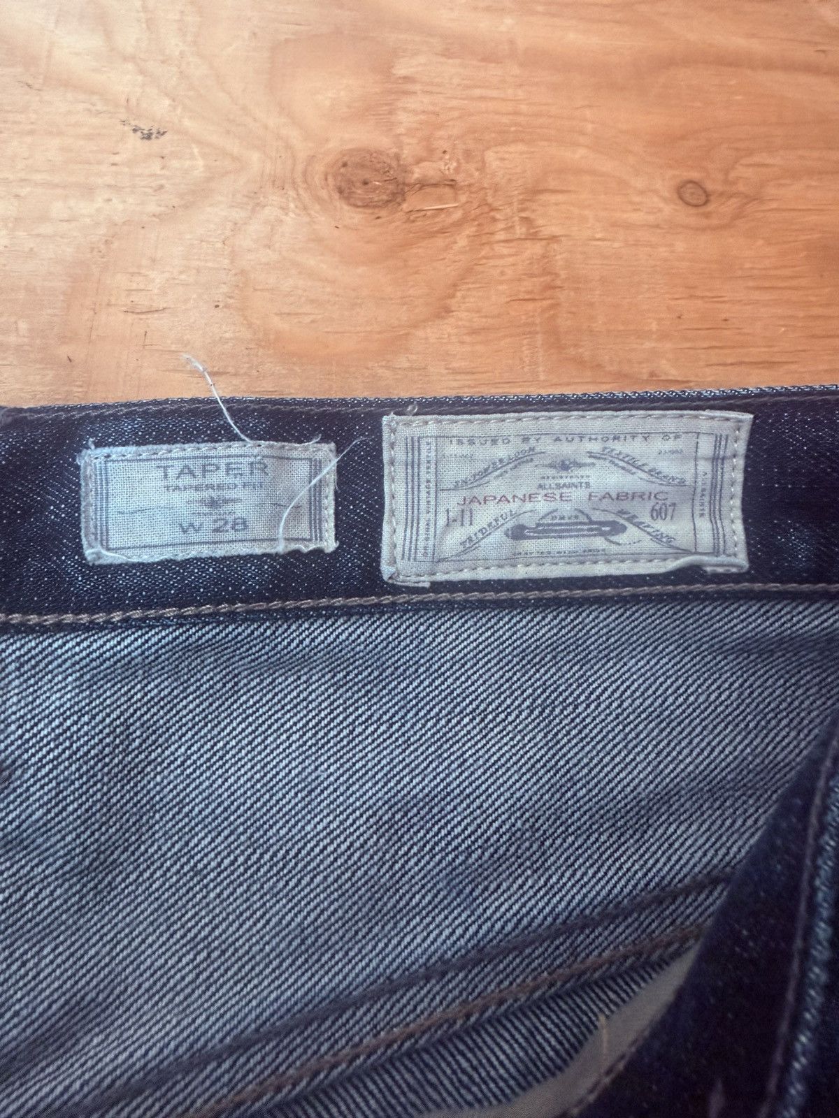 Allsaints Allsaints japanese fabric denim Size US 28 / EU 44 - 4 Thumbnail