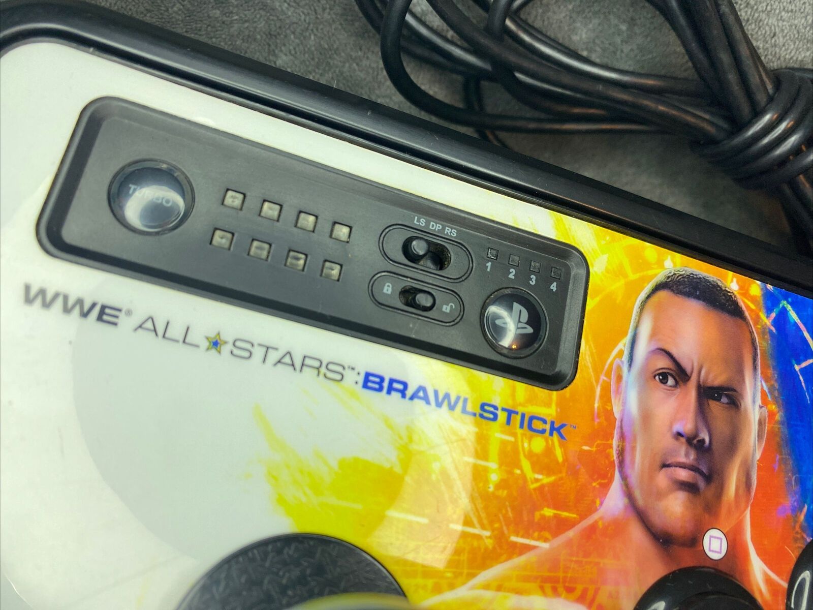 WWE Mad Catz PS3 Arcade Stick WWE ALL STARS USB Connection Size ONE SIZE - 3 Thumbnail