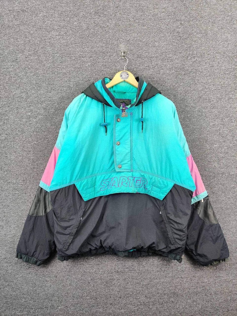 Starter Vintage Starter NBA Anorak Heavy Light Jacket Size US L / EU 52-54 / 3 - 1 Thumbnail