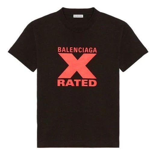 Balenciaga X-Rated print T-shirt BALENCIAGA Size US S / EU 44-46 / 1 - 4 Thumbnail
