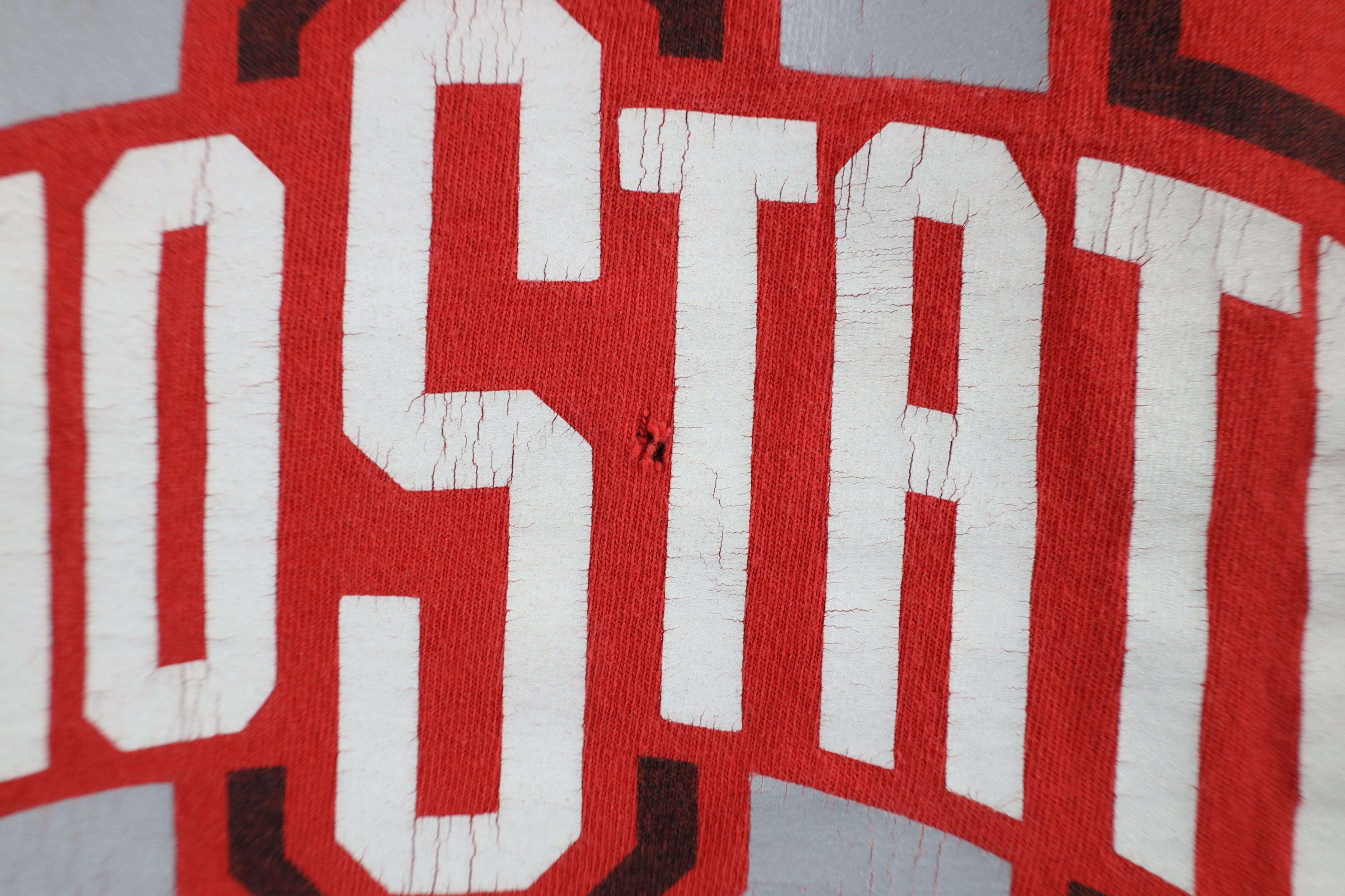 Vintage Vintage 90s Ohio State University Long Sleeve T-Shirt Red Size US M / EU 48-50 / 2 - 5 Thumbnail