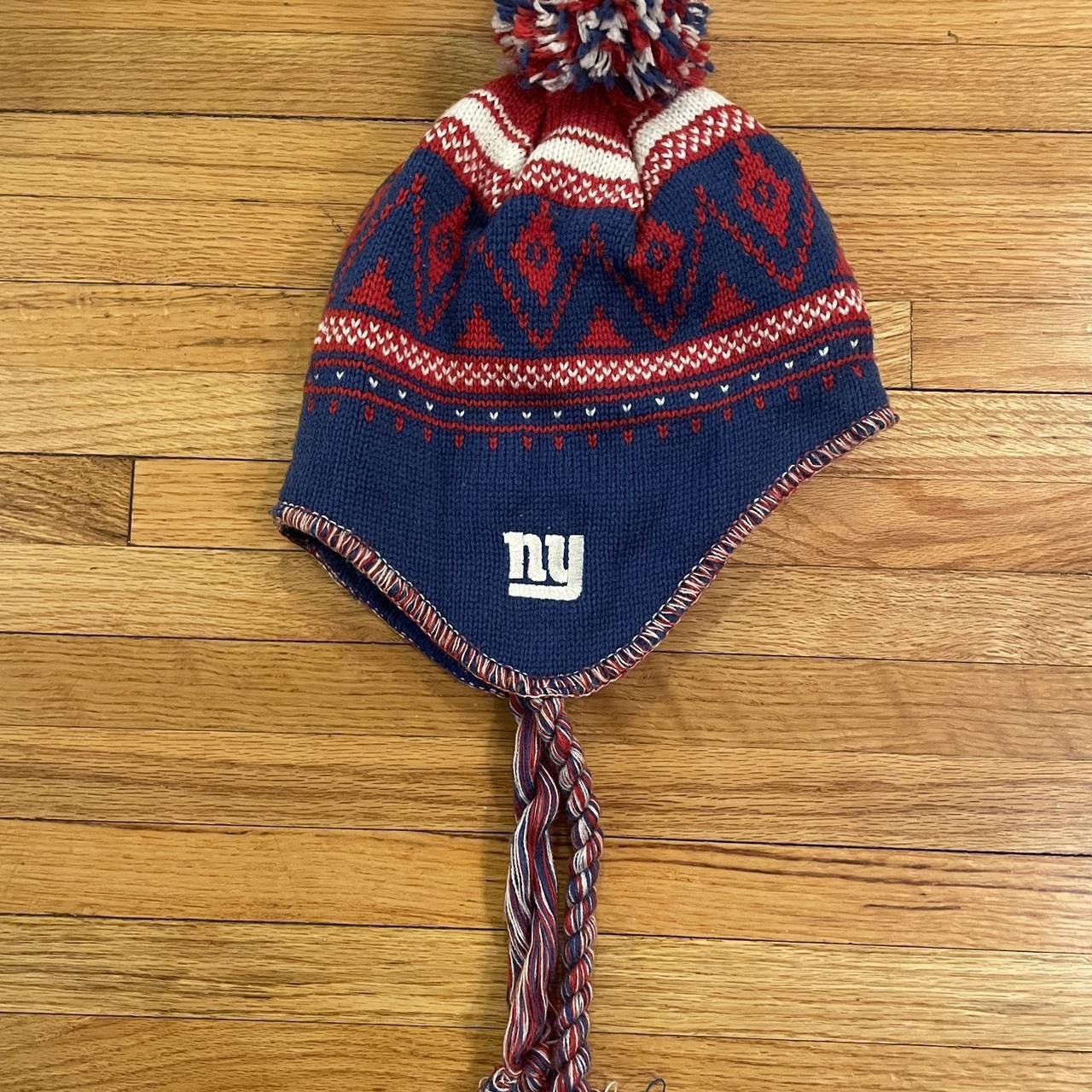 NFL New York Giants Winter Beanie Hat With Ear Covers Size ONE SIZE - 1 Thumbnail