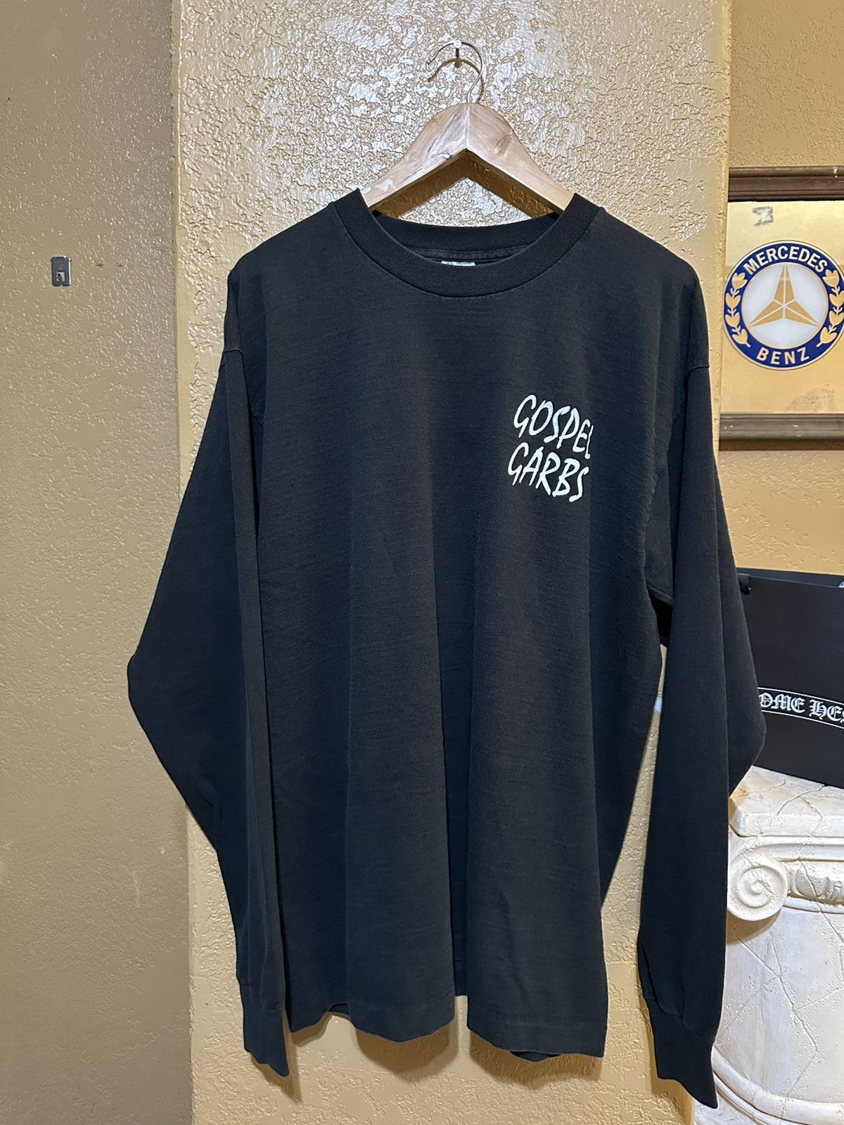4GSELLER × Vintage Vintage 1992 Gospel Carbs Jesus Longsleeve Tee XL Religion Size US XL / EU 56 / 4 - 4 Thumbnail
