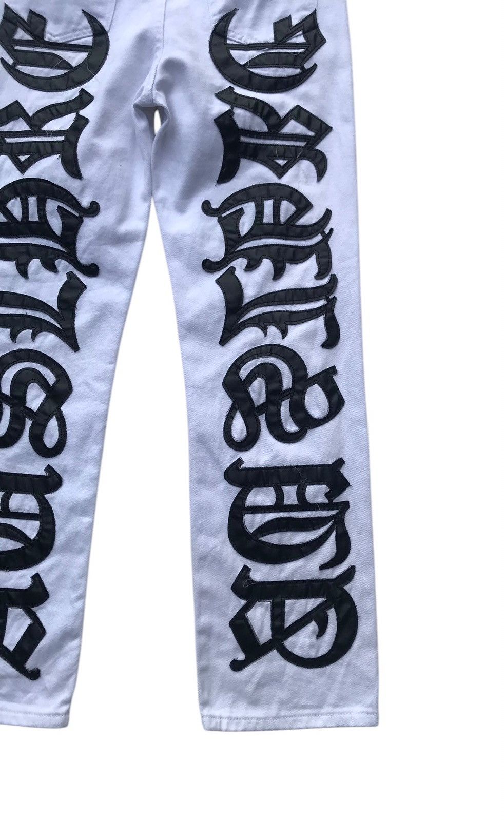 Other Slash Youth Back Pu Letter Streetwear Hip Hop Pants Size US 29 - 8 Thumbnail