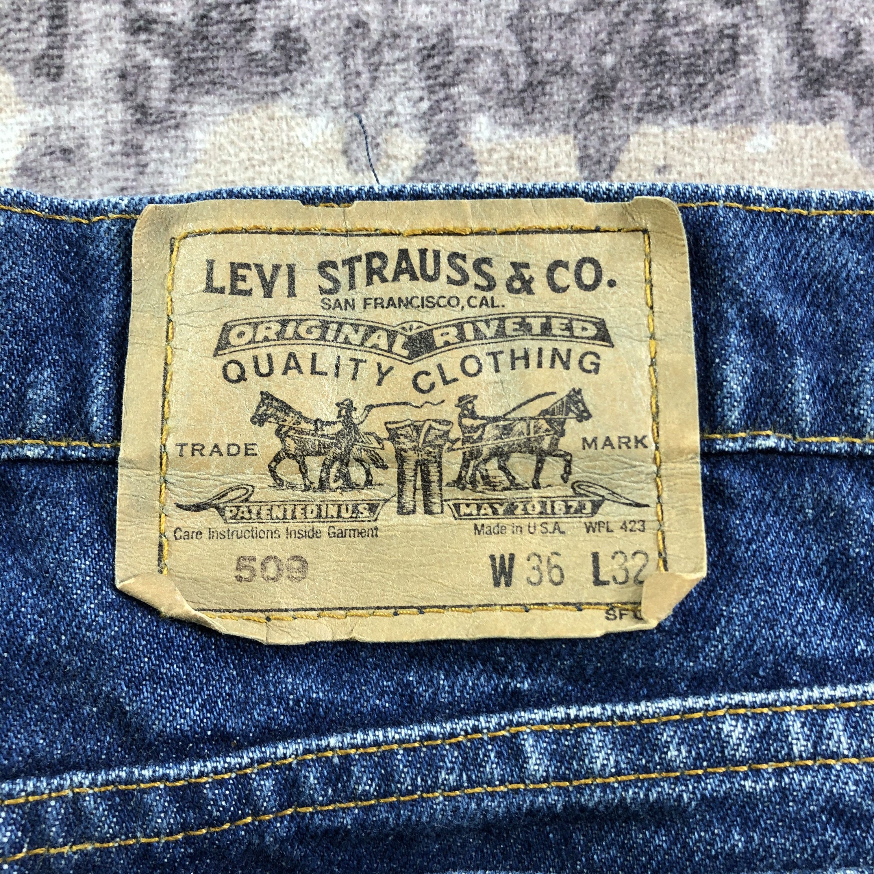 Levi's × Vintage Vintage 90s Levis 509 Orange Tab Jeans-JM3462 Size US 36 / EU 52 - 6 Thumbnail