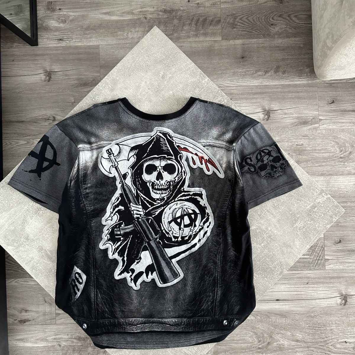 Other Rare Sons Of Anarchy AOP tee Tv Series Mayhem y2k og hype Size US M / EU 48-50 / 2 - 3 Thumbnail