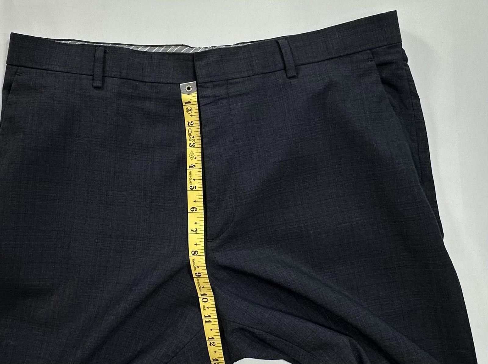 Banana Republic Banana Republic Tailored Fit Dress Pants Black Mens 36/34 Size US 36 / EU 52 - 4 Thumbnail
