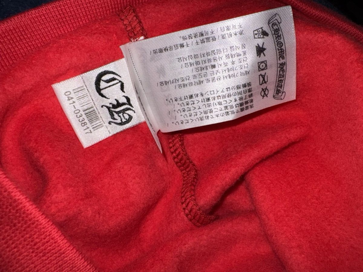 Chrome Hearts Chrome Hearts Script Logo Red Hoodie - Sizes L Size US L / EU 52-54 / 3 - 6 Thumbnail