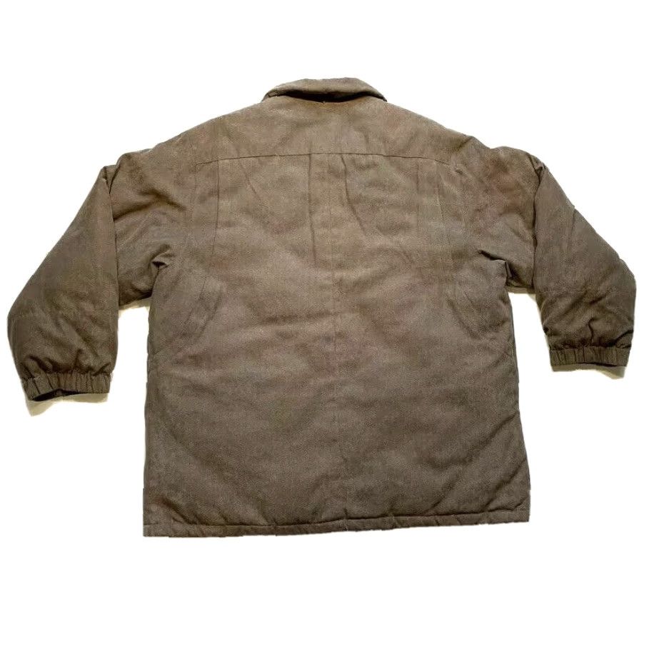 Vintage Bromley Sport Down & Feathers Insulated Suede Parka Puffer Jacket Coat Brown XL Unisex Adults Men Women Distinctly Casual Winter Fall Size XL / US 12-14 / IT 48-50 - 2 Thumbnail