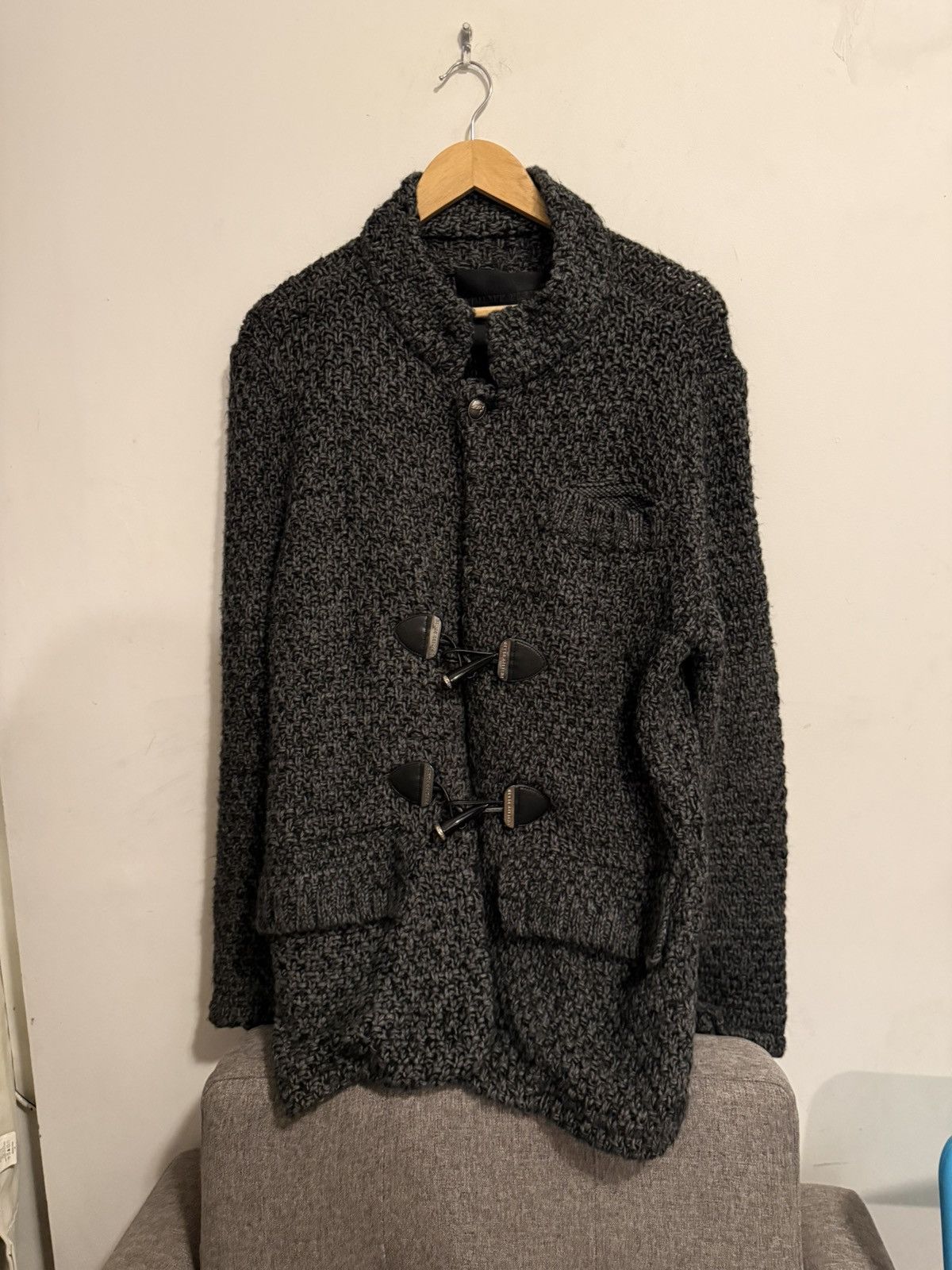 Philipp Plein Philip Plein knitted cardigan shawl Size US L / EU 52-54 / 3 - 1 Thumbnail