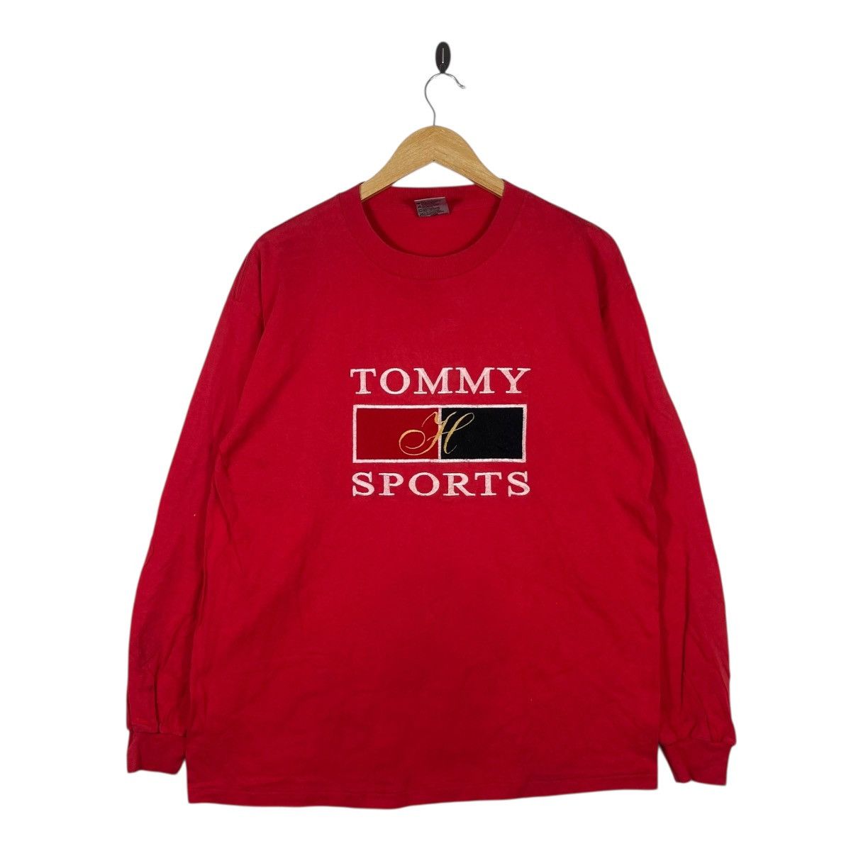 Tommy Hilfiger Vintage 90’s Tommy Hilfiger Sports Logo Long Sleeve T-Shirt Size US L / EU 52-54 / 3 - 1 Thumbnail