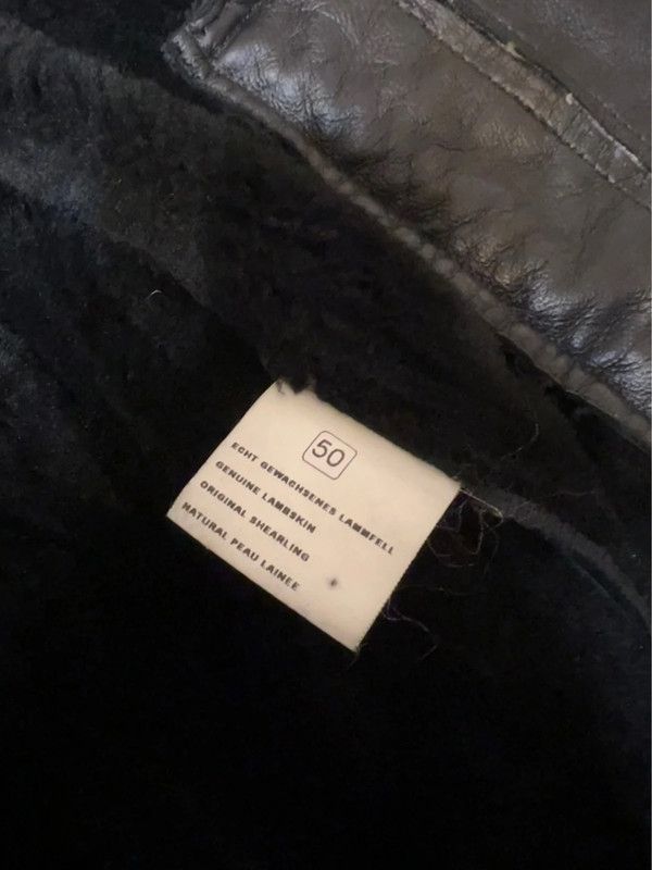 Other Lamb Fur Shearling Leather 50 IT Jacket Lambskin Size US L / EU 52-54 / 3 - 3 Thumbnail