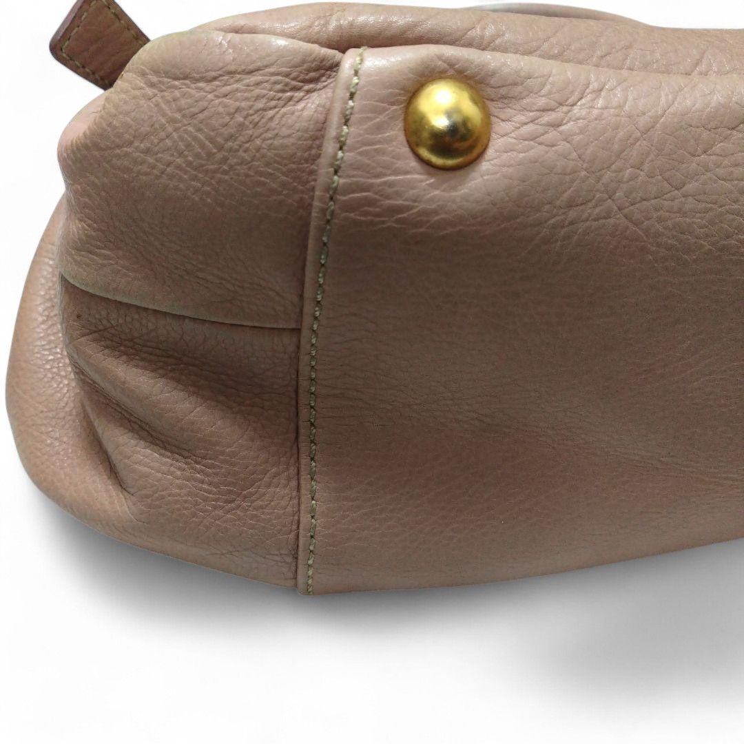 Miu Miu Miu Miu - Handbag Pink Gold Hardware Vintage Leather Y2K Size ONE SIZE - 3 Thumbnail