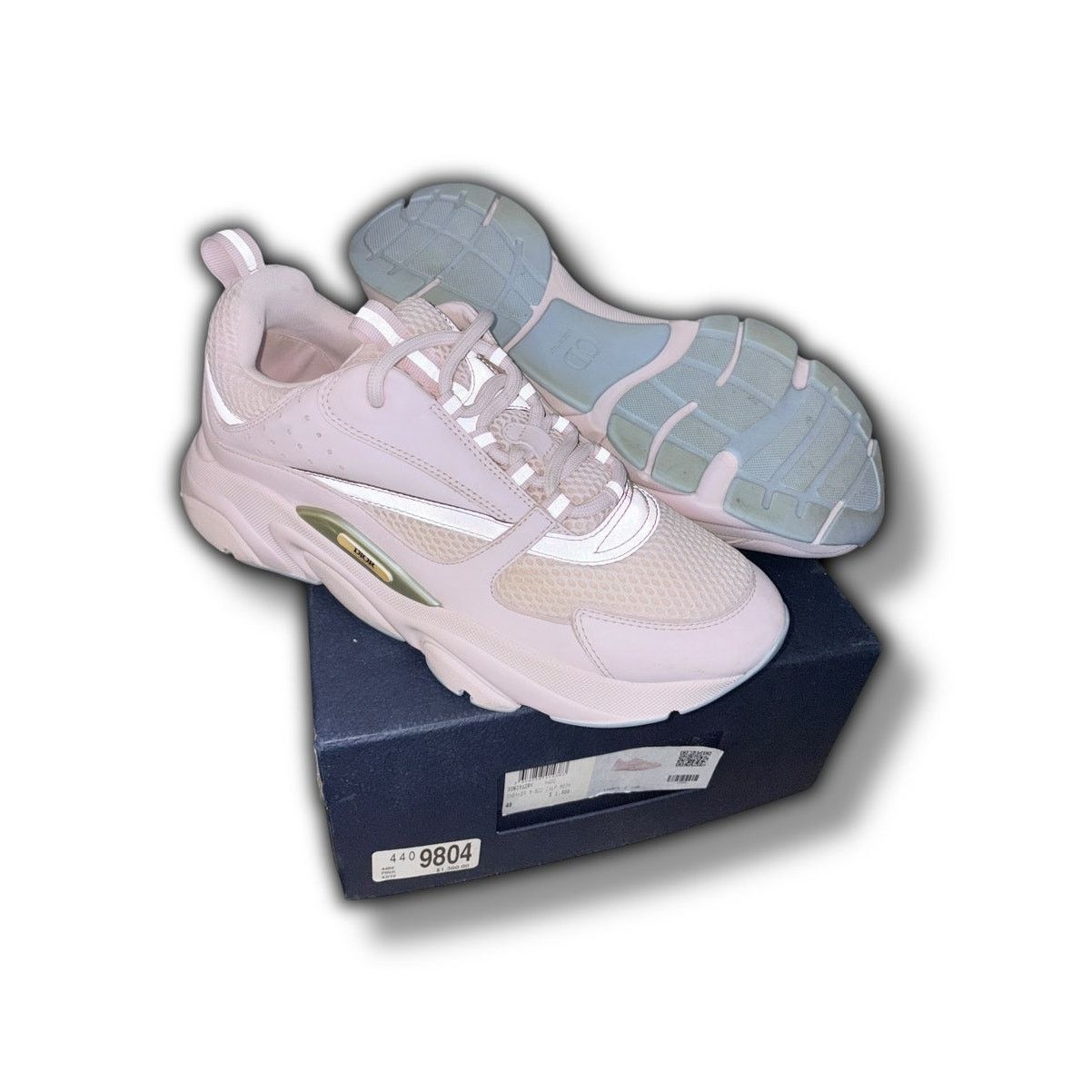 Dior Size 10 - Dior B22 Pink With Blue Sole Size US 10 / EU 43 - 1 Thumbnail