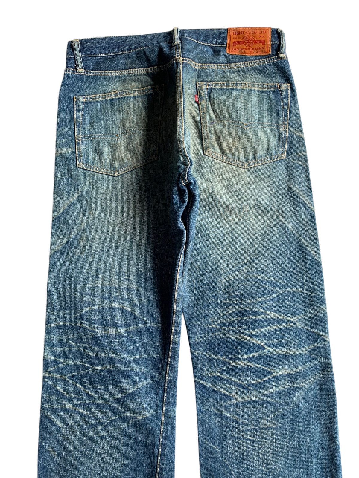 Kapital Vintage Eight-G Japanese Mudwash Selvedge Distressed Denim Size US 32 / EU 48 - 9 Thumbnail