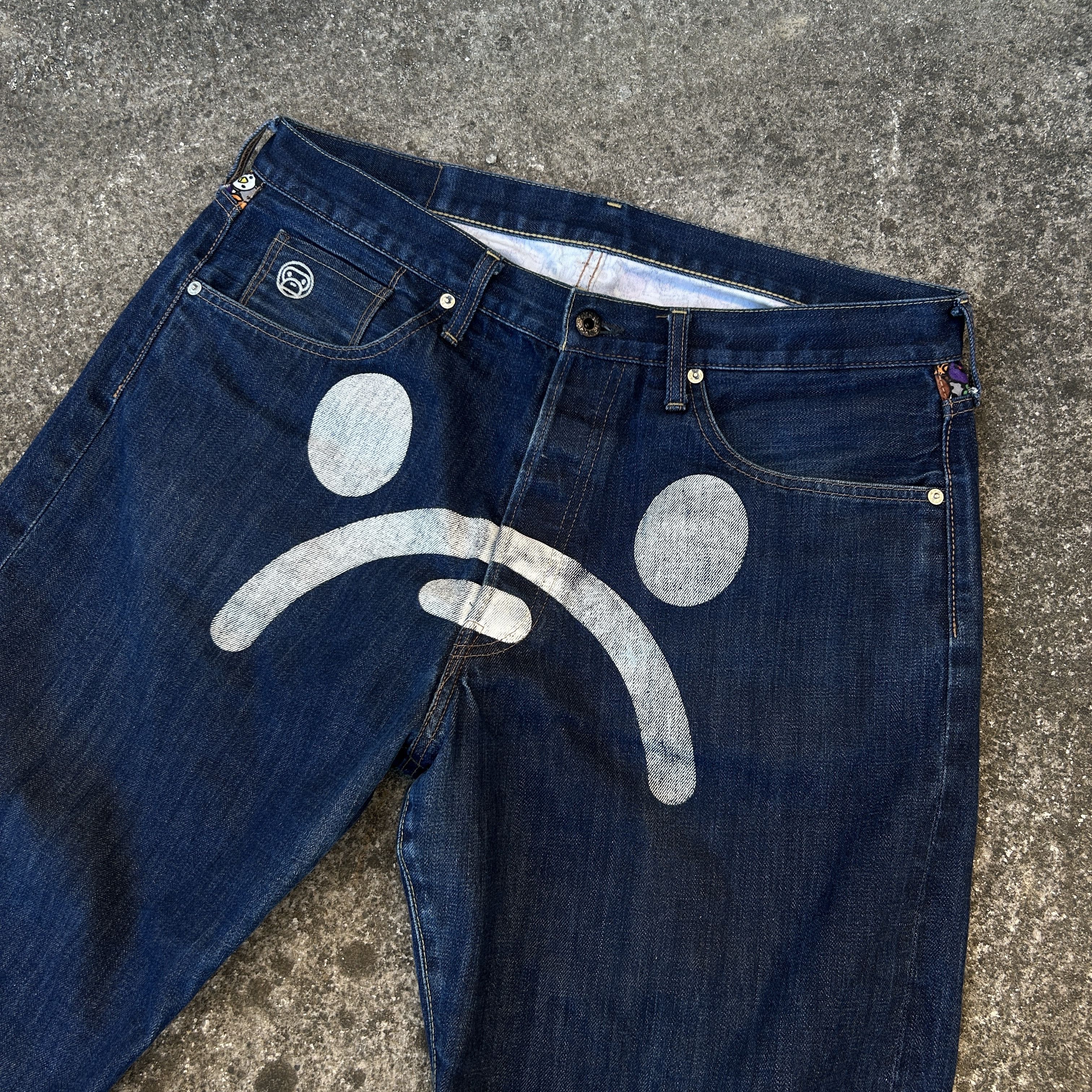 Bape BAPE baby milo safari denim jeans Size US 34 / EU 50 - 2 Thumbnail