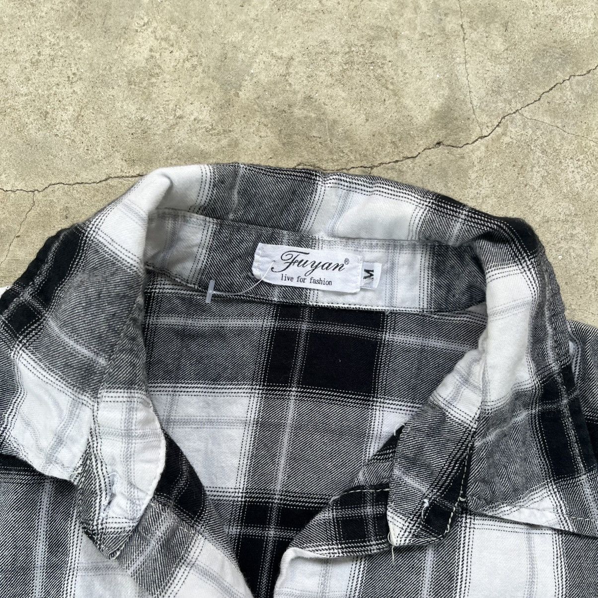 Vintage Fuyan plaid shirt Size US XXS / EU 40 - 2 Thumbnail