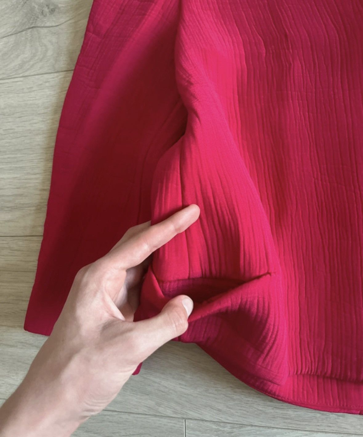 Marni Marni Pleated Silk Blend Hot Pink Hooded Jacket Size M / US 6-8 / IT 42-44 - 6 Thumbnail