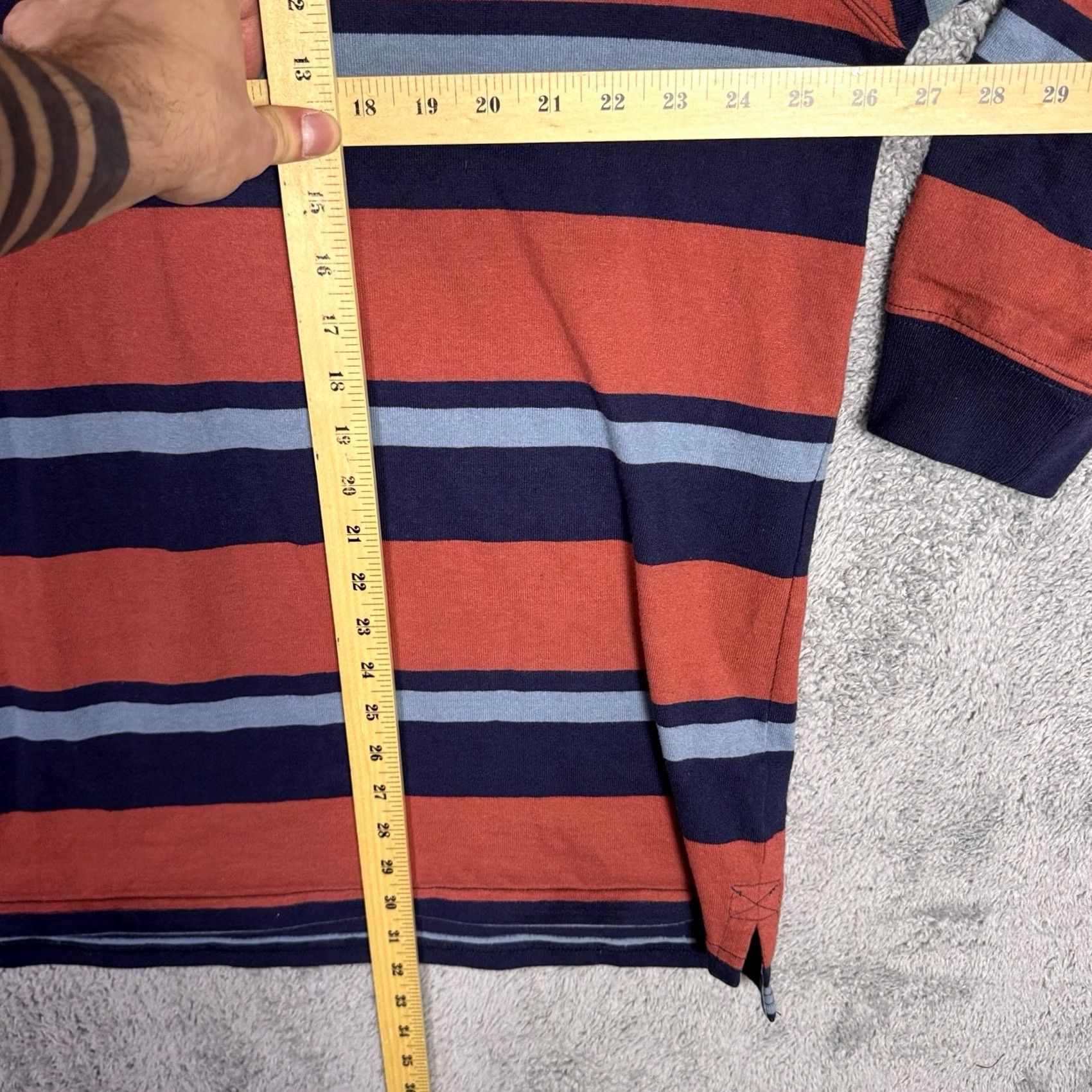 Vintage VINTAGE LL Bean Rugby Shirt Mens XL Polo Henley Striped Heavy Cotton Long Sleeve 507514 Size US XL / EU 56 / 4 - 6 Thumbnail