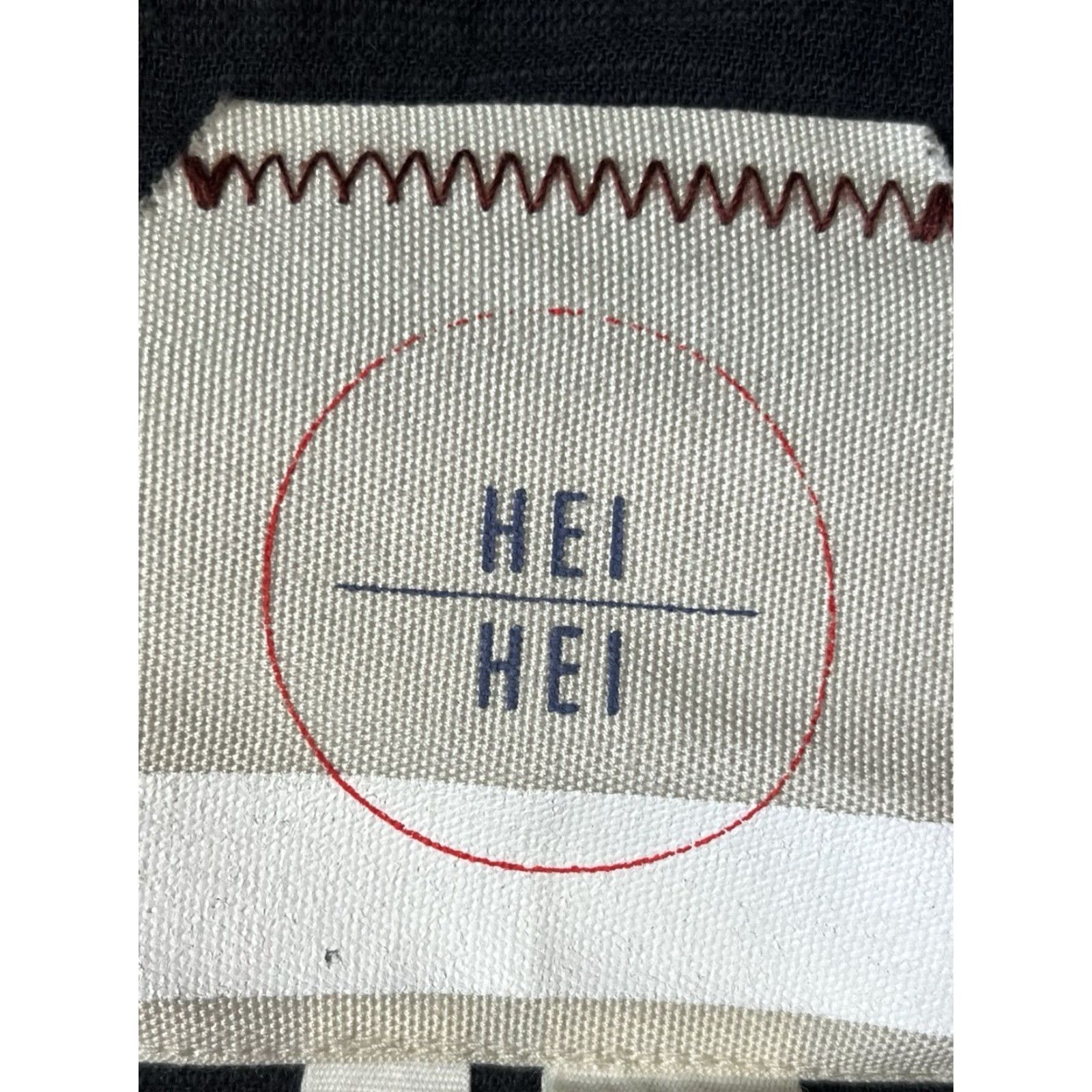 Vintage Hei Hei Women’s Utility Knit Jacket Shirt Top XS Gray Cotton Button Belted Collared Pockets Size XS / US 0-2 / IT 36-38 - 5 Thumbnail
