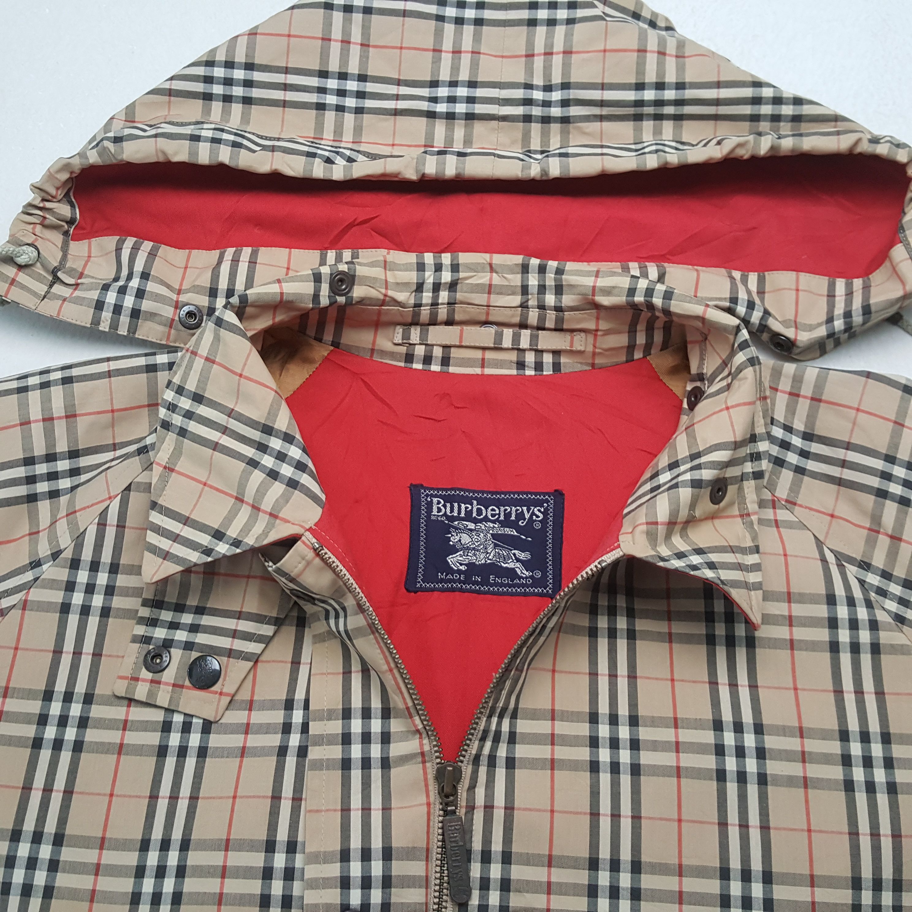 Burberry Burberrys Fashion Brand Nova Check Jacket C302N14 Size US XL / EU 56 / 4 - 6 Thumbnail