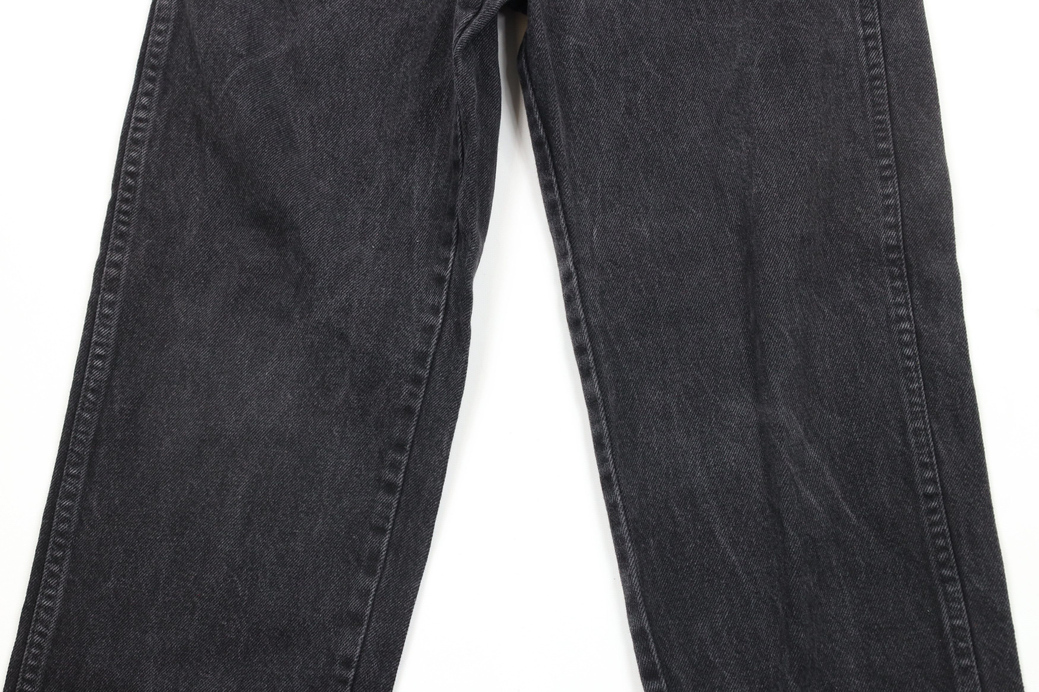 Dickies × Vintage Vintage 90s Dickies Spell Out Straight Leg Denim Jeans Black Size US 30 / EU 46 - 3 Thumbnail