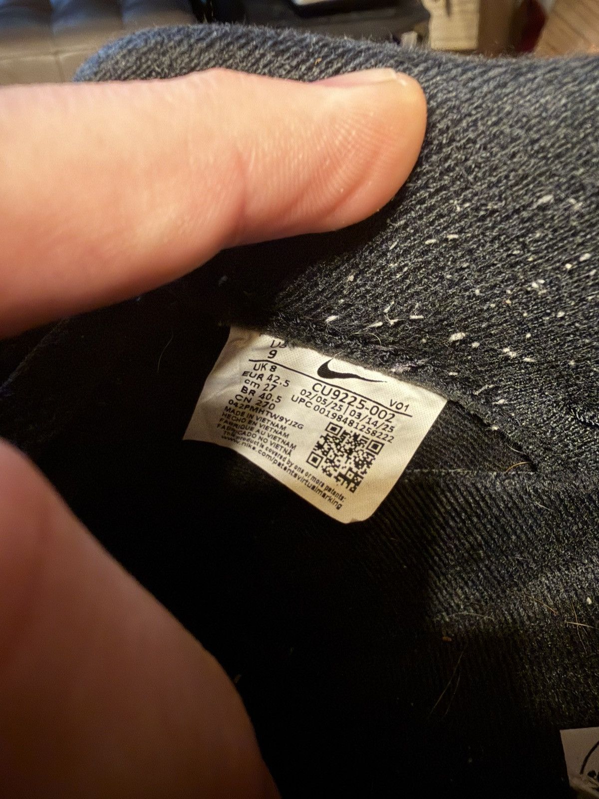 Nike × Supreme Supreme AF1 Black White Sz 9 Size US 9 / EU 42 - 6 Thumbnail