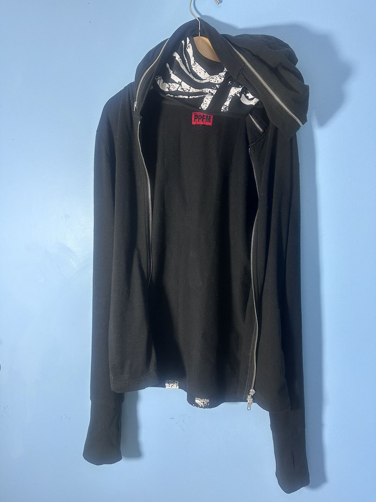 00s japanese label zip hoodie archive 00s archive japanese label