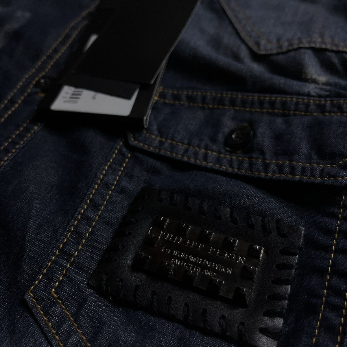Philipp Plein Philipp Plein “Skully” Button-up Denim Shirt Size US M / EU 48-50 / 2 - 4 Thumbnail