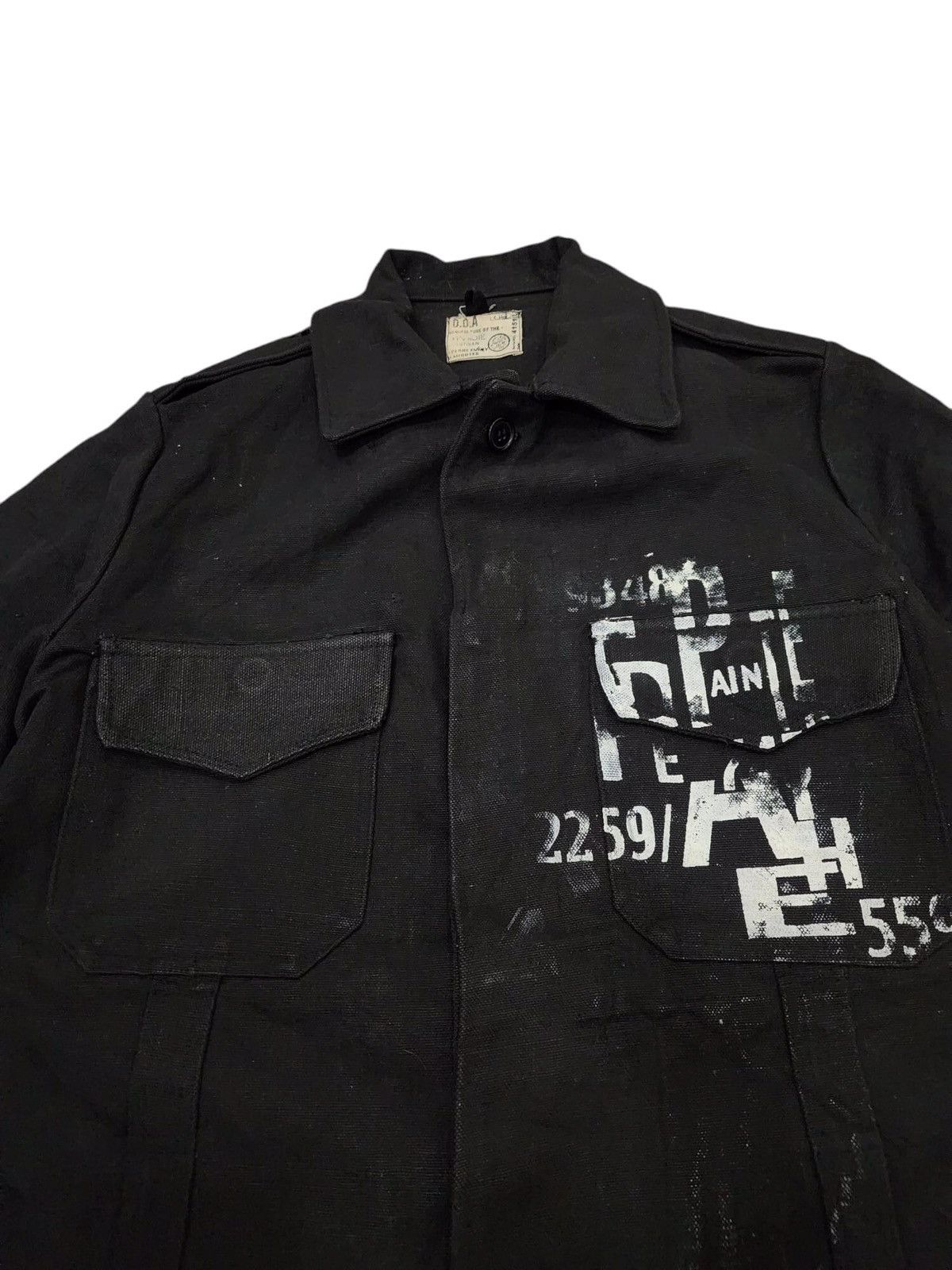 Japanese Brand 💥PUNK💥Gothic DOA Seditionaries Canvas Skull Parka F289 Size US L / EU 52-54 / 3 - 7 Thumbnail